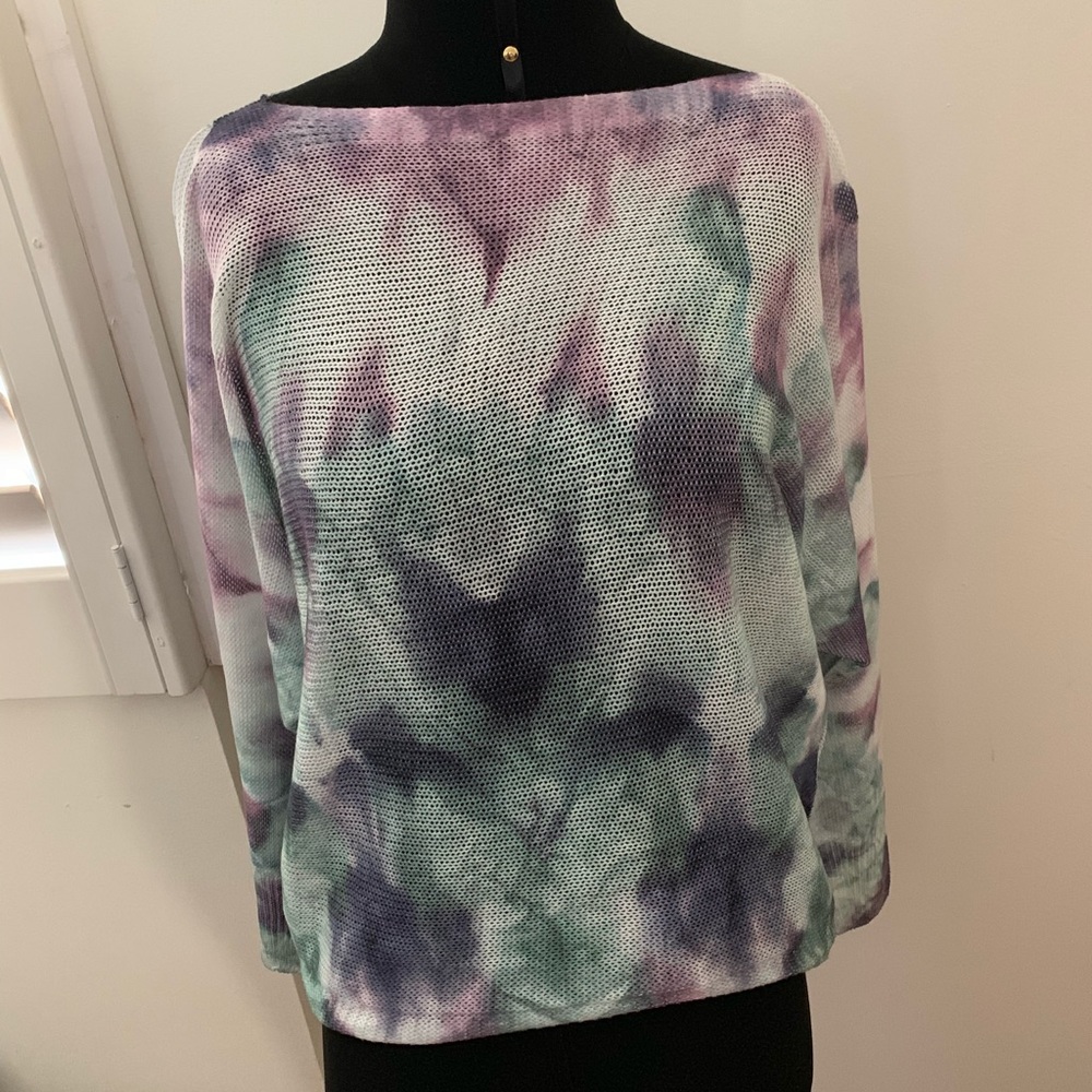 Anna Melani tie dye watercolor dolman sleeve